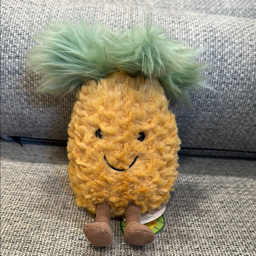 Jellycat small amuseable pineapple retired NWT